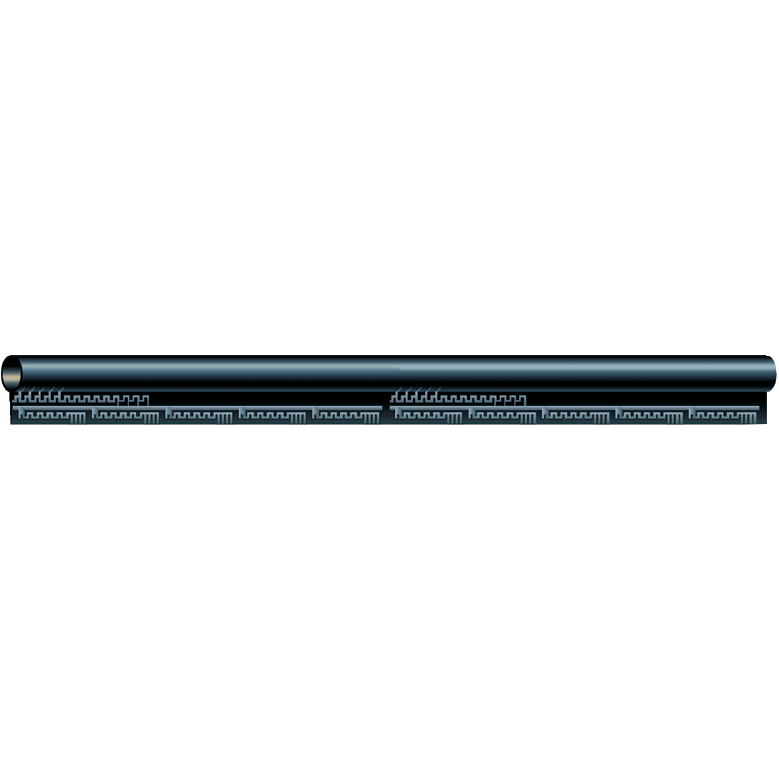 Rolă bandă picurare FLUVIA ⌀22.5cm-D10cm-8mil-2l/h/m L1700m